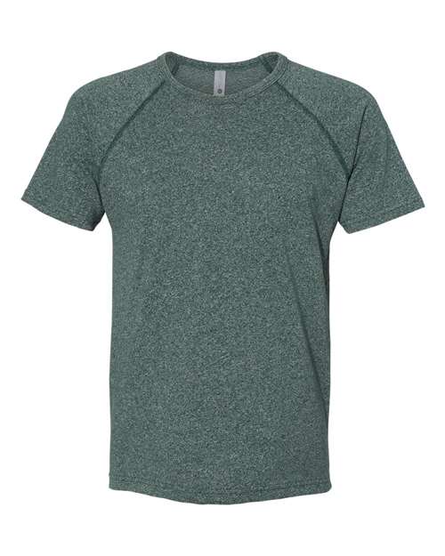 Next Level Men's Mock Twist Raglan T-Shirt - Next Level 2050 Forest Green S Short Sleeve T-Shirts