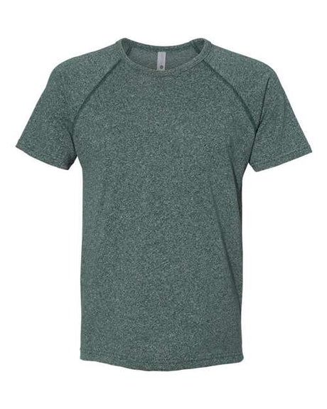 Next Level Men's Mock Twist Raglan T-Shirt - Next Level 2050 Forest Green S Short Sleeve T-Shirts