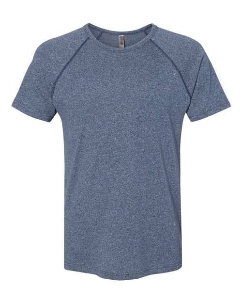 Next Level Men's Mock Twist Raglan T-Shirt - Next Level 2050 Indigo 2XL Short Sleeve T-Shirts