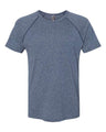 Next Level Men's Mock Twist Raglan T-Shirt - Next Level 2050 Indigo 2XL Short Sleeve T-Shirts