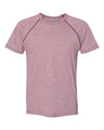 Next Level Men's Mock Twist Raglan T-Shirt - Next Level 2050 Tech Maroon S Short Sleeve T-Shirts