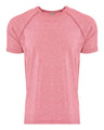 Next Level Men's Mock Twist Raglan T-Shirt - Next Level 2050 Tech Pink S Short Sleeve T-Shirts