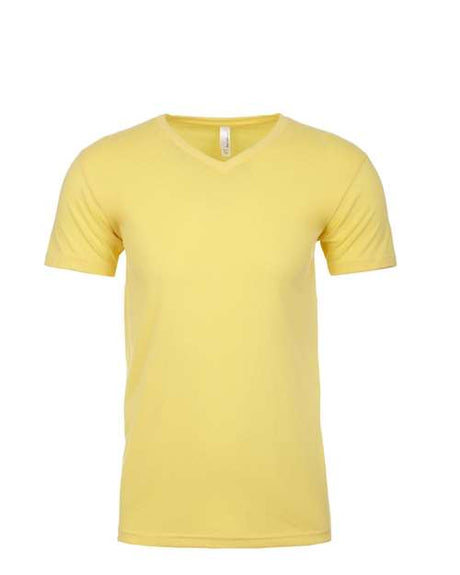 Next Level Men's Sueded V - Neck T-Shirt - Next Level 6440 Banana Cream XS Short Sleeve T-Shirts