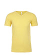 Next Level Men's Sueded V - Neck T-Shirt - Next Level 6440 Banana Cream XS Short Sleeve T-Shirts