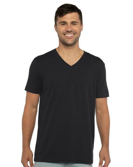 Next Level Men's Sueded V - Neck T-Shirt - Next Level 6440 Banana Cream XS Short Sleeve T-Shirts
