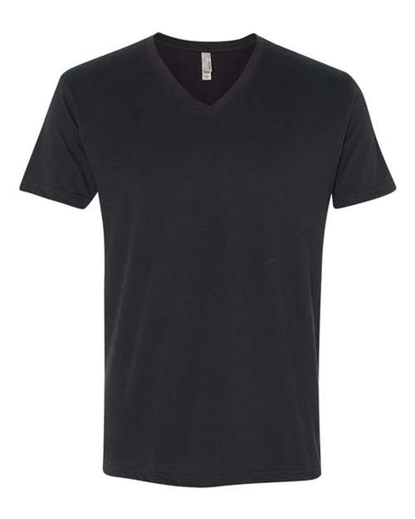 Next Level Men's Sueded V - Neck T-Shirt - Next Level 6440 Black XS Short Sleeve T-Shirts