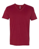 Next Level Men's Sueded V - Neck T-Shirt - Next Level 6440 Cardinal XS Short Sleeve T-Shirts