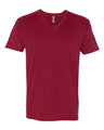 Next Level Men's Sueded V - Neck T-Shirt - Next Level 6440 Cardinal XS Short Sleeve T-Shirts