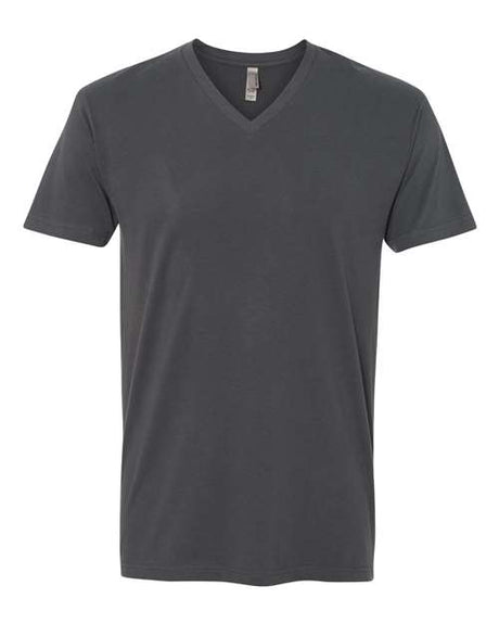 Next Level Men's Sueded V - Neck T-Shirt - Next Level 6440 Heavy Metal XS Short Sleeve T-Shirts