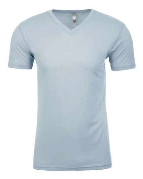 Next Level Men's Sueded V - Neck T-Shirt - Next Level 6440 Light Blue XS Short Sleeve T-Shirts