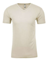 Next Level Men's Sueded V - Neck T-Shirt - Next Level 6440 Natural XS Short Sleeve T-Shirts