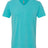 Next Level Men's Sueded V - Neck T-Shirt - Next Level 6440 Tahiti Blue XS Short Sleeve T-Shirts