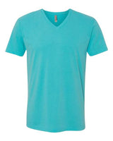 Next Level Men's Sueded V - Neck T-Shirt - Next Level 6440 Tahiti Blue XS Short Sleeve T-Shirts