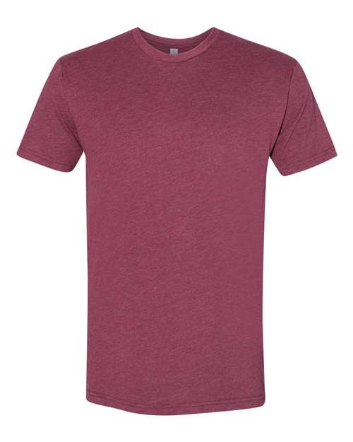 Next Level Sueded T-Shirt - Next Level 6410 Heather Maroon XS Short Sleeve T-Shirts