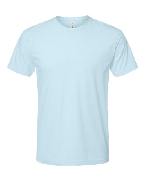 Next Level Sueded T-Shirt - Next Level 6410 Light Blue XS Short Sleeve T-Shirts
