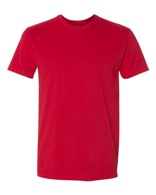 Next Level Sueded T-Shirt - Next Level 6410 Red XS Short Sleeve T-Shirts