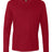Next Level Unisex Cotton Long Sleeve T-Shirt - Next Level 3601 Cardinal XS Long Sleeve T-Shirts