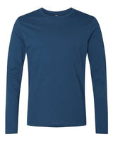 Next Level Unisex Cotton Long Sleeve T-Shirt - Next Level 3601 Cool Blue XS Long Sleeve T-Shirts