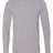 Next Level Unisex Cotton Long Sleeve T-Shirt - Next Level 3601 Heather Grey XS Long Sleeve T-Shirts
