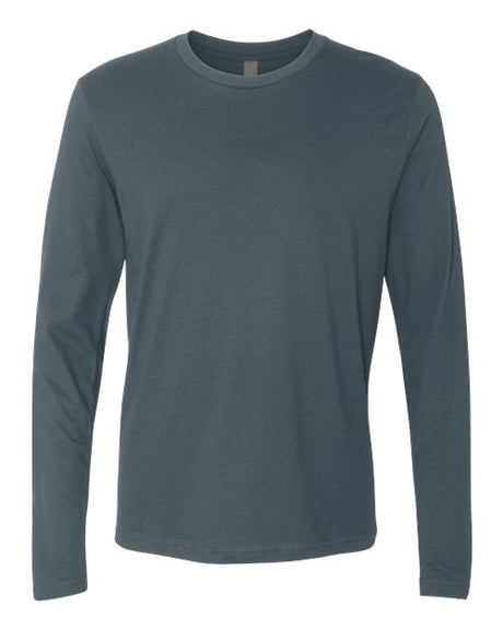 Next Level Unisex Cotton Long Sleeve T-Shirt - Next Level 3601 Indigo XS Long Sleeve T-Shirts