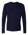 Next Level Unisex Cotton Long Sleeve T-Shirt - Next Level 3601 Midnight Navy XS Long Sleeve T-Shirts