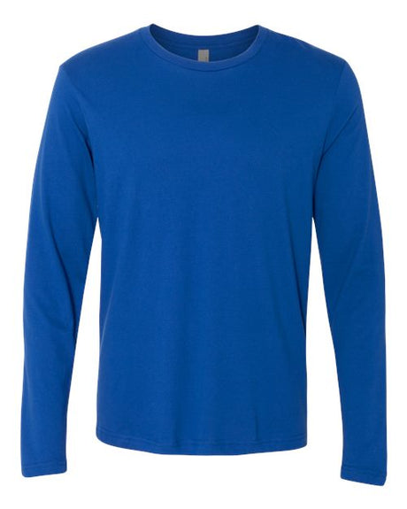 Next Level Unisex Cotton Long Sleeve T-Shirt - Next Level 3601 Royal XS Long Sleeve T-Shirts