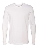Next Level Unisex Cotton Long Sleeve T-Shirt - Next Level 3601 White XS Long Sleeve T-Shirts