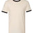 Next Level Unisex Cotton Ringer T-Shirt - Next Level 3604 Natural/ Black XS Short Sleeve T-Shirts