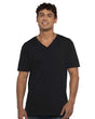 Next Level Unisex Cotton V - Neck T-Shirt - Next Level 3200 Black XS Short Sleeve T-Shirts