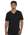 Next Level Unisex Cotton V - Neck T-Shirt - Next Level 3200 Black XS Short Sleeve T-Shirts
