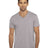 Next Level Unisex Cotton V - Neck T-Shirt - Next Level 3200 Heather Grey XS Short Sleeve T-Shirts