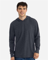 Next Level Unisex CVC Hoodie Long Sleeve T-Shirt - Next Level 6221 Charcoal XS Long Sleeve T-Shirts