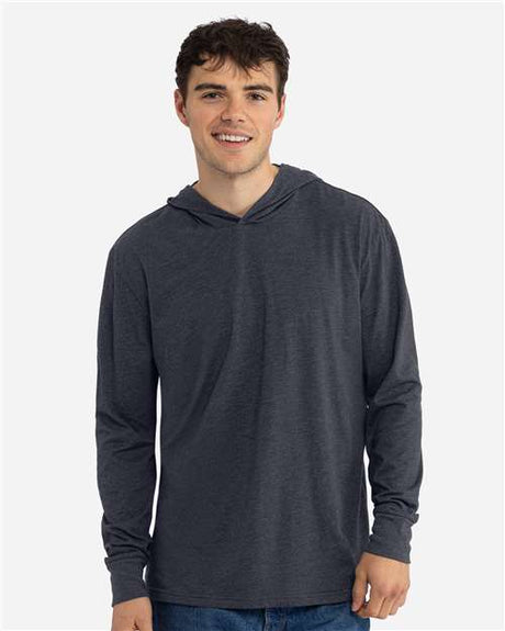 Next Level Unisex CVC Hoodie Long Sleeve T-Shirt - Next Level 6221 Charcoal XS Long Sleeve T-Shirts