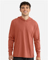 Next Level Unisex CVC Hoodie Long Sleeve T-Shirt - Next Level 6221 Heather Redwood XS Long Sleeve T-Shirts