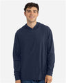 Next Level Unisex CVC Hoodie Long Sleeve T-Shirt - Next Level 6221 Midnight Navy XS Long Sleeve T-Shirts
