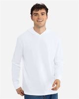 Next Level Unisex CVC Hoodie Long Sleeve T-Shirt - Next Level 6221 White XS Long Sleeve T-Shirts