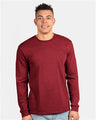 Next Level Unisex CVC Long Sleeve T-Shirt - Next Level 6211 Cardinal XS Long Sleeve T-Shirts