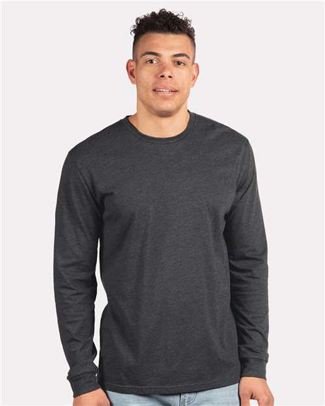 Next Level Unisex CVC Long Sleeve T-Shirt - Next Level 6211 Charcoal XS Long Sleeve T-Shirts