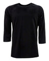 Next Level Unisex CVC Three - Quarter Sleeve Raglan T-Shirt - Next Level 6251 Black/ Black XS Short Sleeve T-Shirts