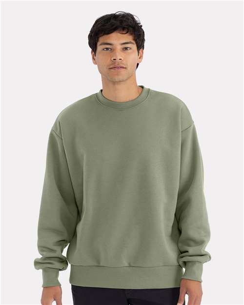 Next Level Unisex Heavyweight Crewneck Sweatshirt - Next Level 9007 Light Olive XS Crewneck Sweatshirts