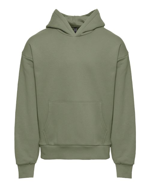 Next Level Unisex Heavyweight Fleece Hoodie Sweatshirt - Next Level 9307 Light Olive XS Sweatshirts