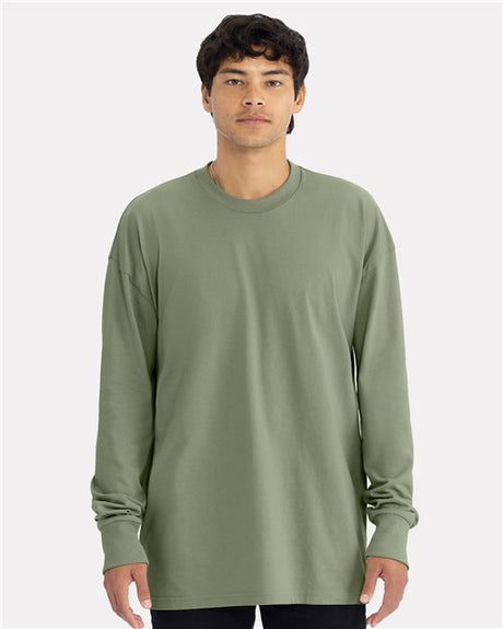 Next Level Unisex Heavyweight Long Sleeve T-Shirt - Next Level 7211 Black XS Long Sleeve T-Shirts