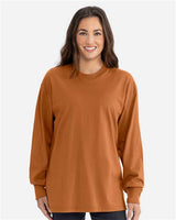 Next Level Unisex Heavyweight Long Sleeve T-Shirt - Next Level 7211 Clay XS Long Sleeve T-Shirts