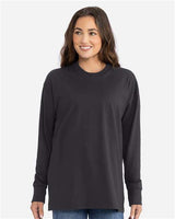 Next Level Unisex Heavyweight Long Sleeve T-Shirt - Next Level 7211 Graphite Black XS Long Sleeve T-Shirts