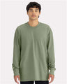 Next Level Unisex Heavyweight Long Sleeve T-Shirt - Next Level 7211 Light Olive XS Long Sleeve T-Shirts