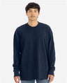 Next Level Unisex Heavyweight Long Sleeve T-Shirt - Next Level 7211 Midnight Navy XS Long Sleeve T-Shirts