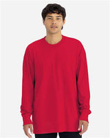 Next Level Unisex Heavyweight Long Sleeve T-Shirt - Next Level 7211 Red XS Long Sleeve T-Shirts