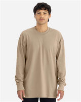 Next Level Unisex Heavyweight Long Sleeve T-Shirt - Next Level 7211 Tan XS Long Sleeve T-Shirts