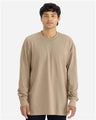 Next Level Unisex Heavyweight Long Sleeve T-Shirt - Next Level 7211 Tan XS Long Sleeve T-Shirts