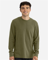 Next Level Unisex Ideal Thermal Long Sleeve T-Shirt - Next Level 8211 Military Green XS Long Sleeve T-Shirts